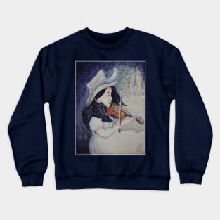 Woman's Autumnal Twilight Serenade Crewneck Sweatshirt